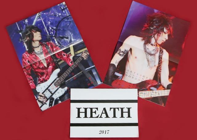 2014 HEATH calendar直筆サイン入り | heath official e-shop